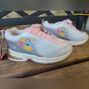 Vintage DISNEY/ PRINCESS / SMART FIT FOR PAYLESS SZ 10C NWT WHITE pink smeakers